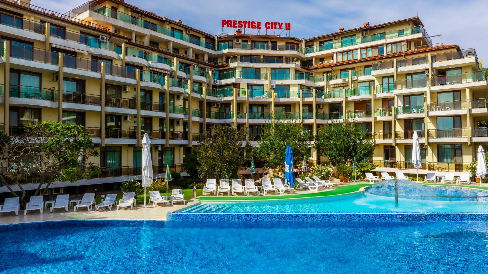 Aparthotel Hotel Prestige City II Primorsko Zewnętrze zdjęcie