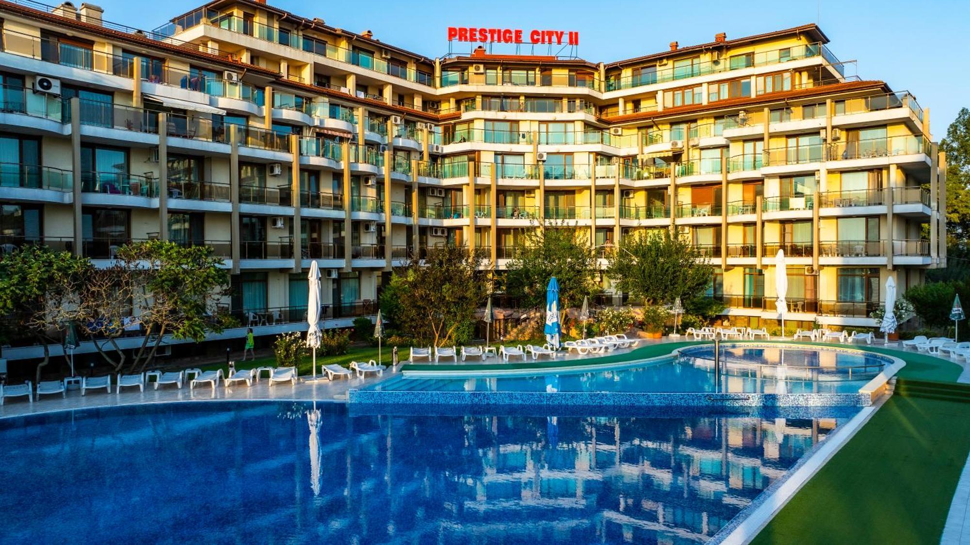 Aparthotel Hotel Prestige City II Primorsko Zewnętrze zdjęcie