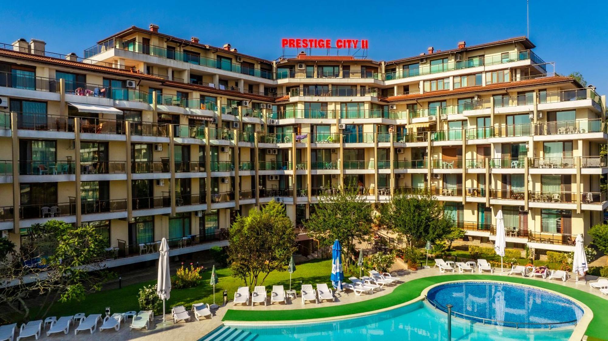 Aparthotel Hotel Prestige City II Primorsko Zewnętrze zdjęcie
