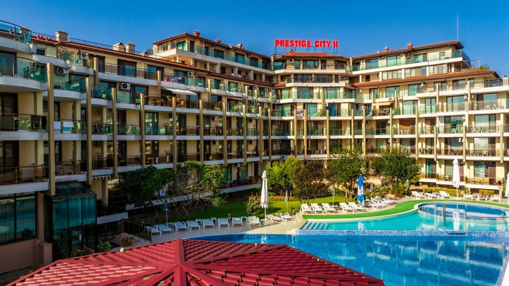 Aparthotel Hotel Prestige City II Primorsko Zewnętrze zdjęcie